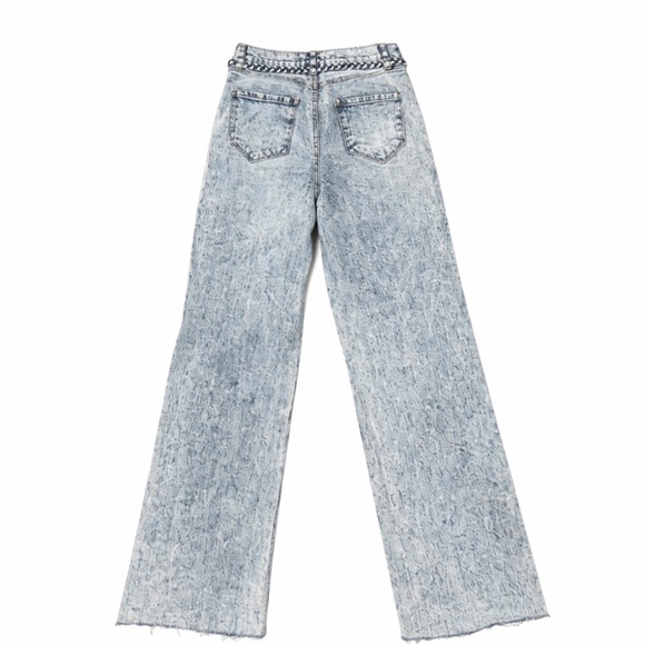 Kensie High Rise Wide Leg Jeans. - Picture 5 of 16